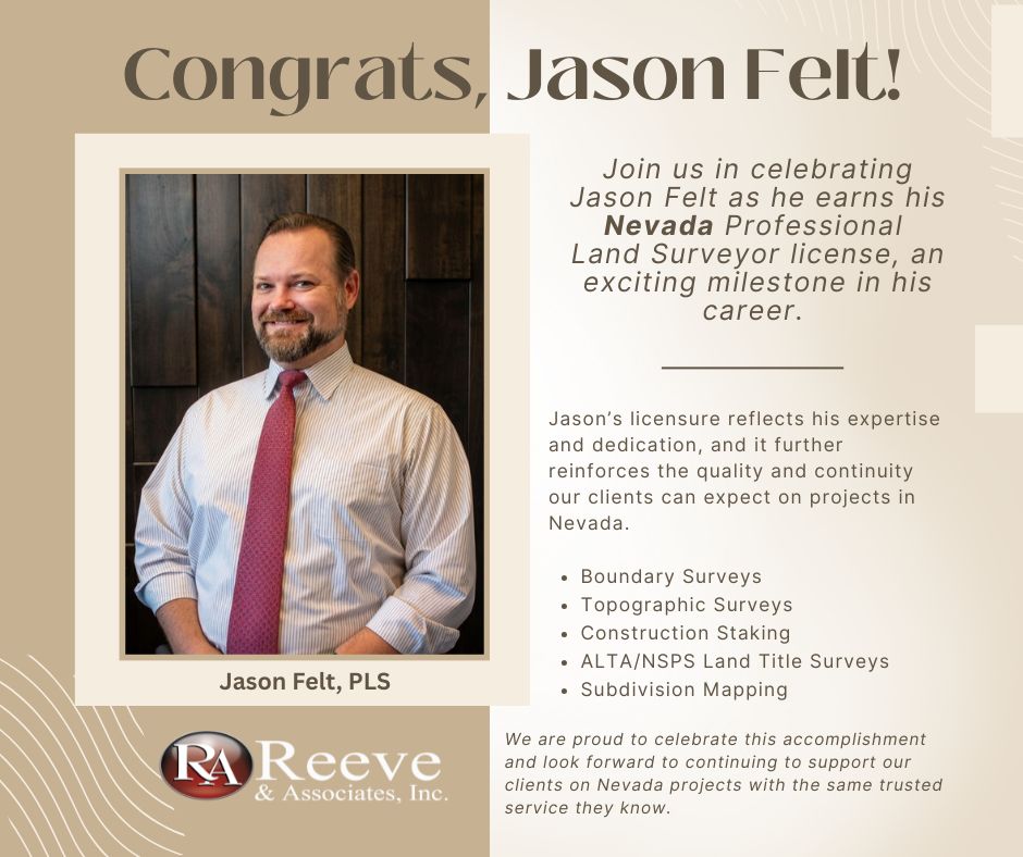 Jason Felt Nevada professional licensure announcement